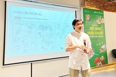 Anh Trần Duy Nguyễn, Trưởng nhóm dự án "Việt Nam phiêu lưu ký" giới thiệu về quá trình thực hiện dòng sách văn hóa cho độc giả trẻ.