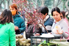 Chợ Tết. Ảnh: NGUYỆT ANH