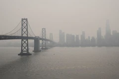 Ô nhiễm không khí tại một đô thị ở Mỹ. Ảnh: UPI