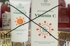 Thu hồi kem chống nắng giả