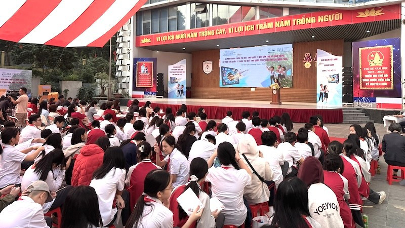 Quang cảnh Lễ phát động Cuộc thi Viết thư quốc tế UPU lần thứ 55.