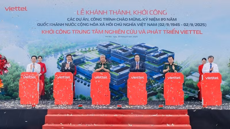 Lễ khởi công Dự án Trung tâm Nghiên cứu và phát triển Viettel.