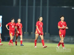 Đội tuyển nữ khép lại hành trình SEA Games 33 với Huy chương Bạc. (Ảnh: HOÀNG MINH)