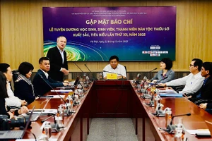 Họp báo thông tin về Lễ tuyên dương học sinh, sinh viên, thanh niên dân tộc thiểu số xuất sắc, tiêu biểu năm 2025.