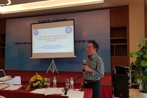 Phó Giáo sư, Tiến sĩ Đoàn Văn Cánh, nguyên Chủ tịch Hội Địa chất thủy văn Việt Nam.