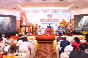Toàn cảnh Đại hội đại biểu toàn quốc Hội Bảo trợ Người khuyết tật Việt Nam lần thứ I.