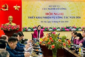 Cục Người có công tổ chức Hội nghị triển khai nhiệm vụ công tác năm 2026.