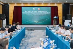 Toàn cảnh Hội thảo chia sẻ kết quả nghiên cứu về thực trạng bán, quảng cáo và khuyến mại thuốc lá điện tử và thuốc lá nung nóng tại Việt Nam.