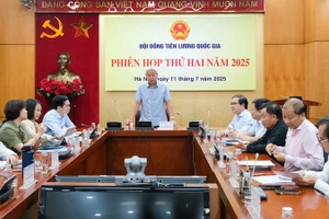 Toàn cảnh phiên họp thứ 2 năm 2025 của Hội đồng Tiền lương quốc gia.