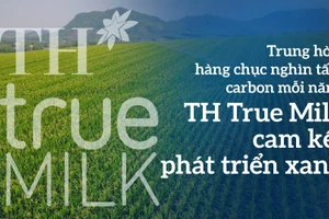Trung hòa hàng chục nghìn tấn carbon mỗi năm: TH true MILK cam kết phát triển xanh
