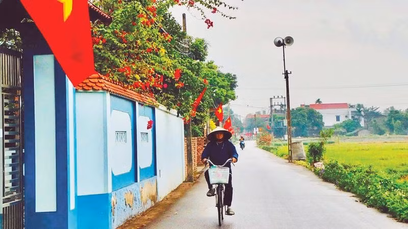 Nông thôn mới ở xã Trần Phú (Hải Phòng) ngày càng khởi sắc (Ảnh PHÚ TRẦN)