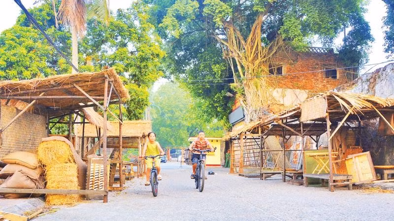 Với vẻ đẹp và giá trị riêng có thành cổ Bắc Ninh đã được chọn làm bối cảnh của nhiều bộ phim (Ảnh XUÂN ME)