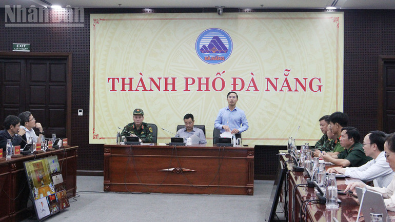 Ủy ban nhân dân thành phố Đà Nẵng báo cáo tình hình tại cuộc họp trực tuyến do Thủ tướng chủ trì. ndo_tl_img-8297.jpg