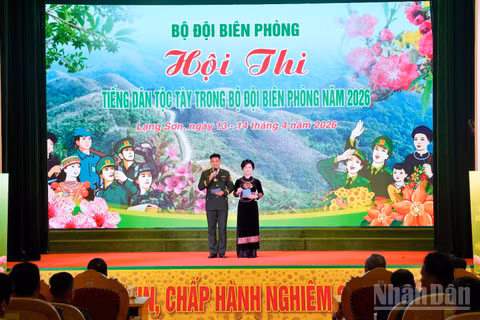Hội thi Tiếng dân tộc Tày trong Bộ đội Biên phòng năm 2026 được tổ chức tại Lạng Sơn.