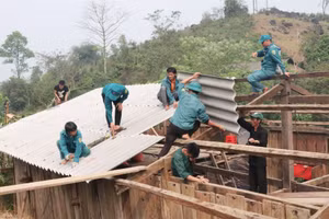 Chính quyền các địa phương ở tỉnh Tuyên Quang khẩn trương giúp người dân khắc phục hậu quả thiên tai.