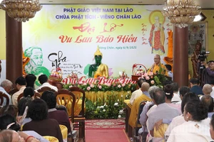 Quang cảnh buổi lễ. (Ảnh: Hải Tiến)