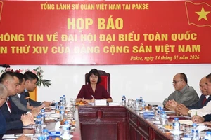 Quang cảnh buổi họp báo. (Ảnh: Cộng tác viên)