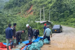 Lào xác định phát triển cơ sở hạ tầng tại khu vực nông thôn là một trong những công tác trọng tâm trong Chương trình quốc gia về phát triển nông thôn và giảm nghèo giai đoạn 2027-2030. (Ảnh: TRỊNH DŨNG)