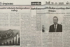 Báo Pasaxon số ra ngày 19/8. Ảnh: Hải Tiến