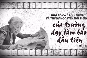 Nhà báo Lý Thị Trung và thế hệ học viên nổi tiếng của trường dạy làm báo đầu tiên