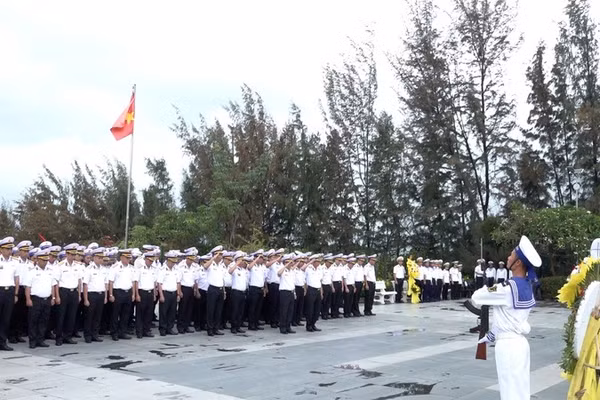 Quang cảnh lễ tưởng niệm. (Ảnh: CTV)