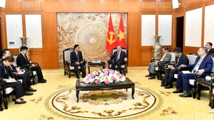 Tổng Bí thư Tô Lâm đã có cuộc tiếp Đại sứ đặc mệnh toàn quyền Hàn Quốc tại Việt Nam Choi Young Sam. (Ảnh: ĐĂNG KHOA)