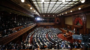 Toàn cảnh phiên họp Quốc hội Nhật Bản ở Tokyo, ngày 18/2/2026. (Ảnh: THX/TTXVN)