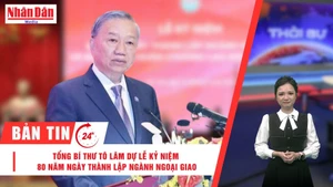 [Video] Thời sự 24h ngày 25/8/2025: Tổng Bí thư Tô Lâm dự Lễ kỷ niệm 80 năm Ngày thành lập ngành Ngoại giao