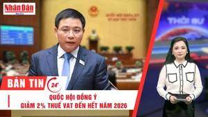 [Video] Thời sự 24h ngày 17/6/2025: Quốc hội đồng ý giảm 2% thuế VAT đến hết năm 2026