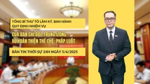 [Video] Thời sự 24h ngày 5/6/2025: Tổng Bí thư Tô Lâm ký, ban hành quy định nhiệm vụ của Ban Chỉ đạo Trung ương về hoàn thiện thể chế, pháp luật
