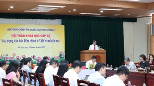 Hội thảo khoa học cấp bộ “Xây dựng văn hóa liêm chính ở Việt Nam hiện nay".