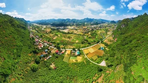 Một góc của huyện Chi Lăng (Ảnh Thuận Bùi).