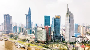 Khu trung tâm Quận 1 nằm trong quy hoạch phần lõi của Trung tâm Tài chính quốc tế Việt Nam tại Thành phố Hồ Chí Minh. Ảnh (THÀNH ĐẠT)