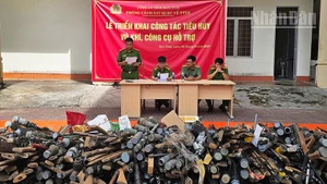 Quang cảnh buổi lễ.