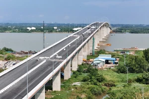 Dự án thành phần 1A, Vành đai 3 Thành phố Hồ Chí Minh dài khoảng 8,75km đã hoàn thành và đưa vào khai thác từ năm 2025 với quy mô 4 làn xe (Ảnh: VÕ LÊ)