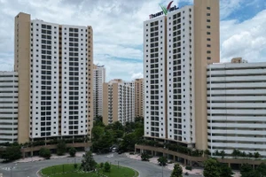 Các lô R1, R2, R3, R4, R5 tại phường An Khánh, thuộc Khu đô thị mới Thủ Thiêm sẽ tổ chức đấu giá trong tháng 5 năm nay (Ảnh: THẾ ANH)