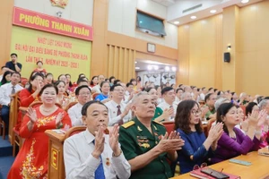 168 đại biểu chính thức đại diện cho 7.657 đảng viên của phường Thanh Xuân tham dự Đại hội.