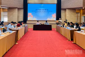 Quang cảnh buổi hội thảo. 