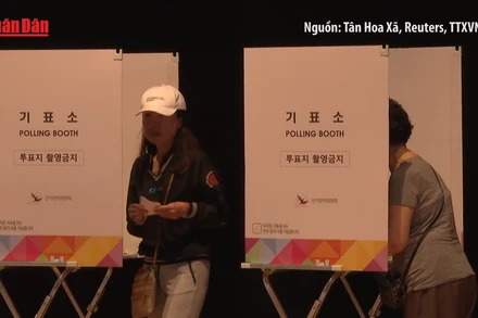 [Video] Bầu cử tổng thống Hàn Quốc gay cấn trước giờ G