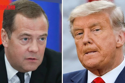 [Video] Khẩu chiến leo thang giữa ông D. Medvedev và ông D. Trump