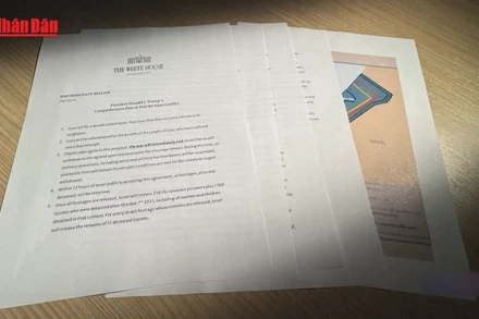 [Video] Mỹ công bố kế hoạch hòa bình nhằm chấm dứt xung đột ở Dải Gaza