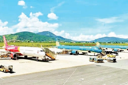 Một góc Cảng hàng không quốc tế Liên Khương.