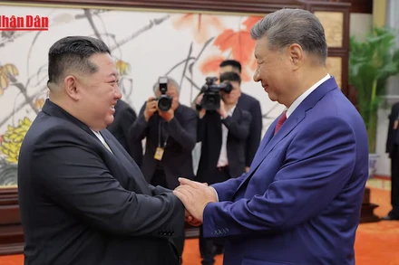 [Video] Nhà lãnh đạo Triều Tiên ủng hộ lợi ích phát triển của Trung Quốc 