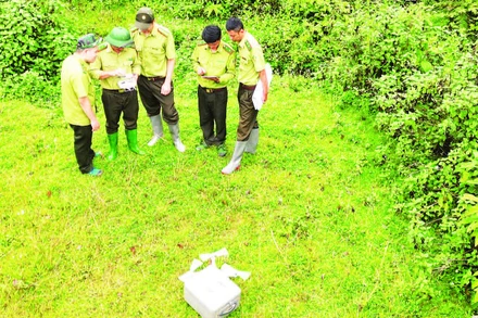 Ứng dụng thiết bị flycam tại Hạt Kiểm lâm khu vực VIII và Ban Quản lý Khu bảo tồn thiên nhiên Mường La.