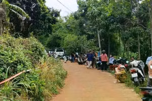 Khu vực xảy ra án mạng khiến 3 người tử vong tại phường Lộc Ninh, thành phố Đồng Nai.