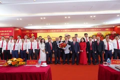 Ra mắt Ban Chấp hành Đảng bộ HUD khóa VI. (Ảnh: HỢP PHÚC)