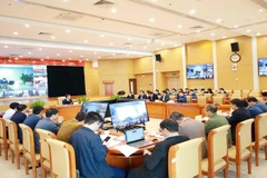 Toàn cảnh cuộc họp đốc thúc giải ngân vốn đầu tư công năm 2025 của Bộ Xây dựng. (Ảnh: Lan Hương)