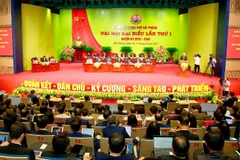 Quang cảnh ngày làm việc thứ nhất, Đại hội đại biểu Đảng bộ thành phố Hải Phòng lần thứ I, nhiệm kỳ 2025 - 2030.