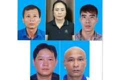 Các đối tượng liên quan. (Ảnh: Công an Hải Phòng).