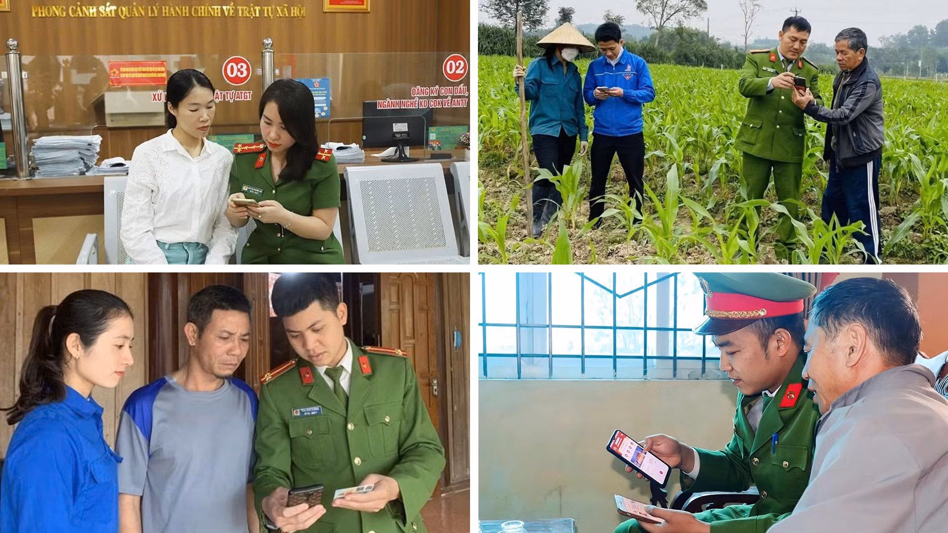 Công an Hà Tĩnh Hướng dẫn người dân cài đặt VNeID mọi lúc, mọi nơi.